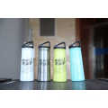 Bouteille d&#39;eau de sports de plein air de mur simple d&#39;acier inoxydable Ssf-580 Flask Ssf-580